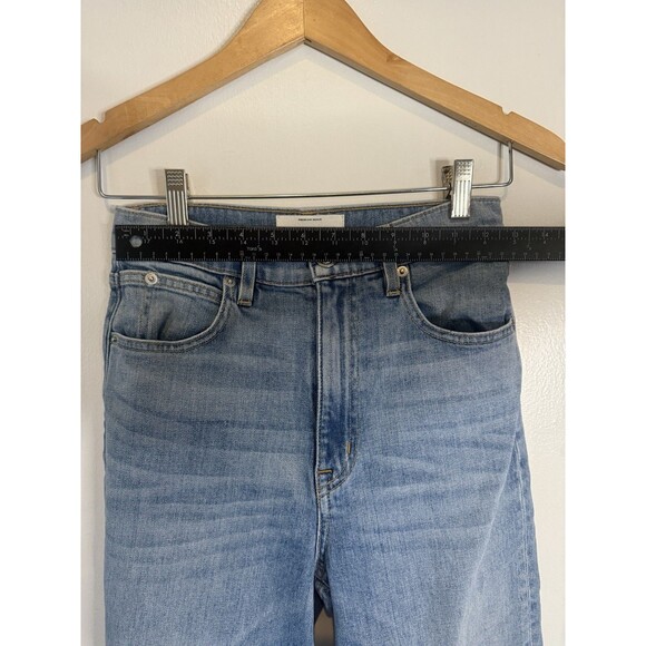 Slvrlake Women’s 26 London Crop Jeans Medium Wash Straight Leg High Waist Pants - Picture 7 of 11